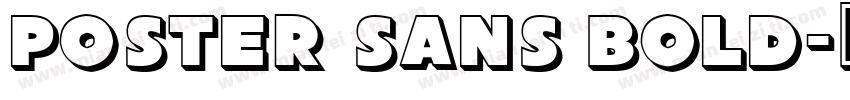 Poster Sans Bold字体转换